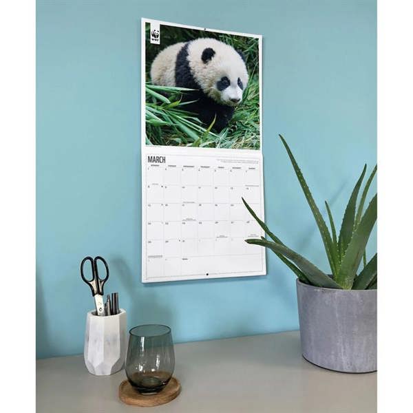 WWF, Pandas Calendar 2027, Wall Calendars, Month To View, Animals, Gift