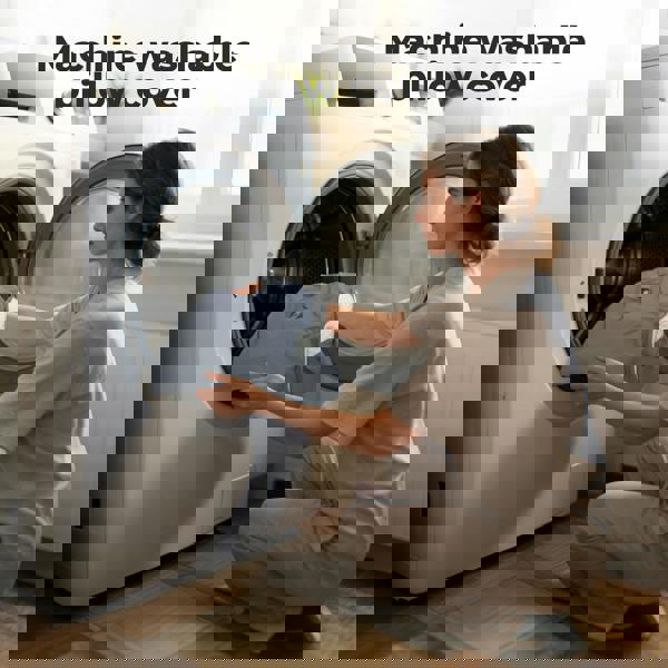 Lavio Ergonomic Butterfly Neck Pillow for Side Back Stomach Sleepers Washable