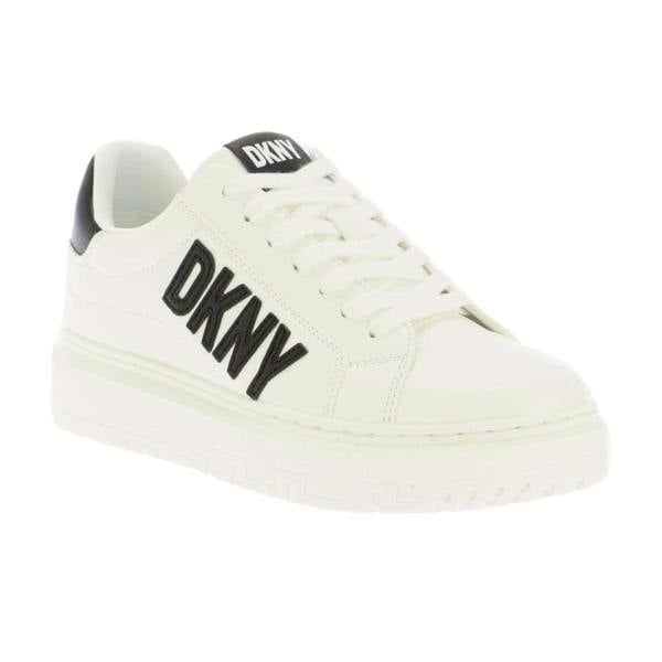 DKNY Womens/Ladies Minda Trainers - White/Black - 