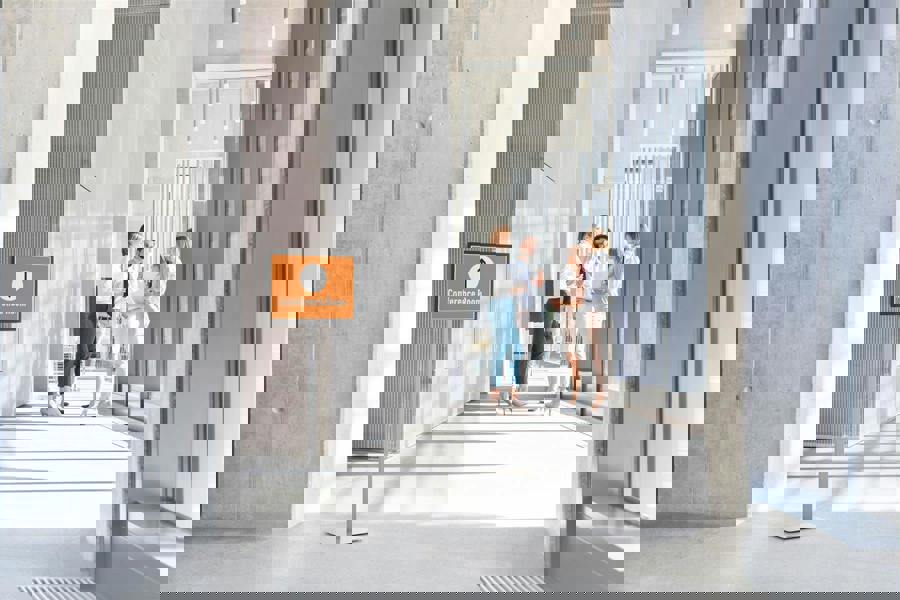 Durable INFO STAND BASIC Aluminium Display Panel Info Floor Sign A3 | 1.4m