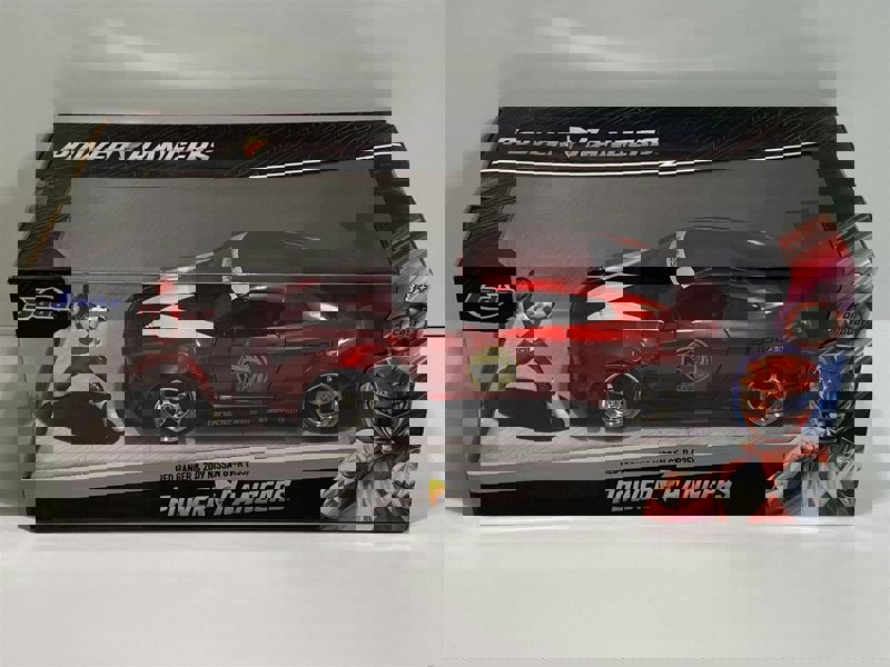 power rangers red ranger and 2009 nissan gt-r r35  1:24 jada 31908
