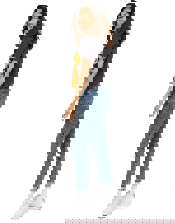 Garfield Womens Grey Character Cropped Short Sleeved T-Shirt