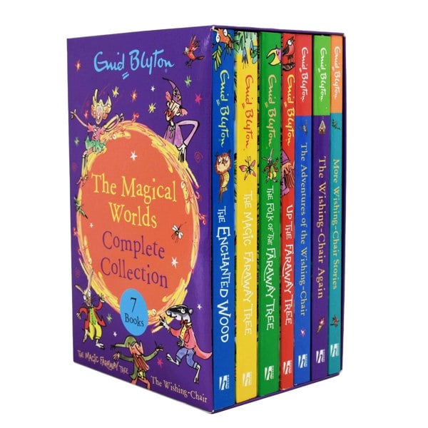 Enid Blyton Magical Worlds Complete Collection Faraway Tree & Wishing-Chair 7 Books Box Set