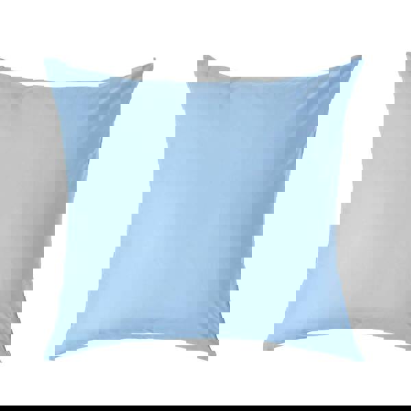 HOMESCAPES Crisp & Cool 200 TC Egyptian Cotton Percale Housewife Pillowcase, European Size