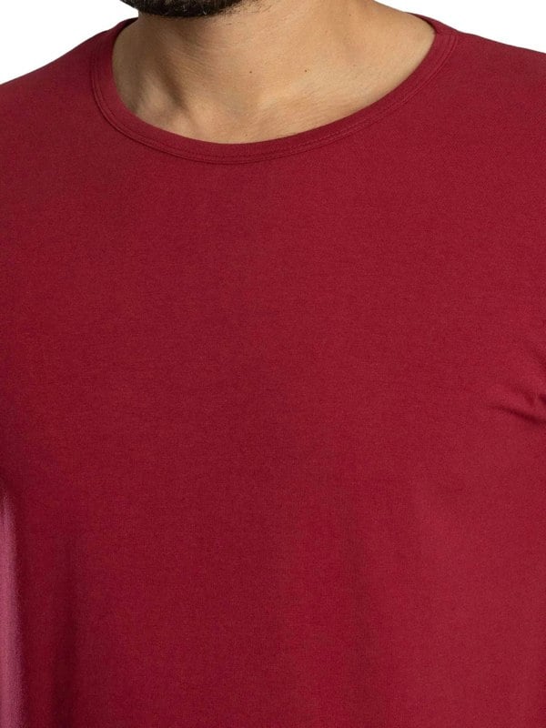 Lyle & Scott Charlie T-Shirt & Shorts Lounge Set, Burgundy/Black