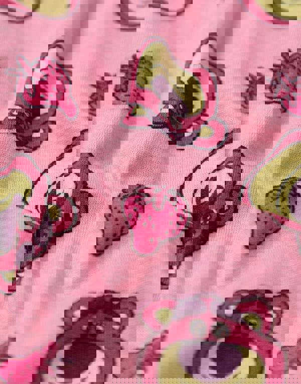 Disney Womens Pink Lotso Short Sleeve Long Leg Pyjama Set