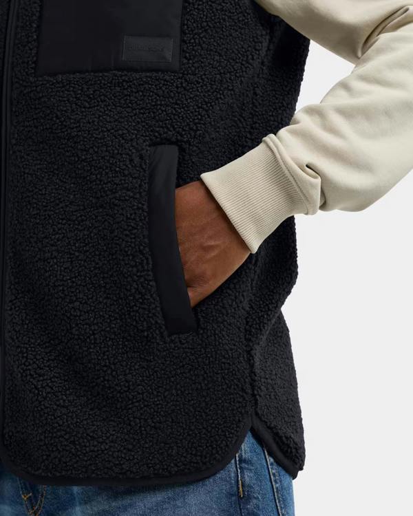 Didriksons Unisex Rasmus Fleece Gilet 2 - Black 060