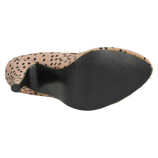 Anne Michelle Ladies Anne Michelle Polka Dot Court Shoes
