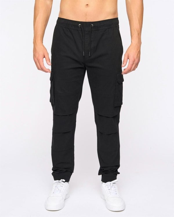 Crosshatch Pendles Cargo Pants Black