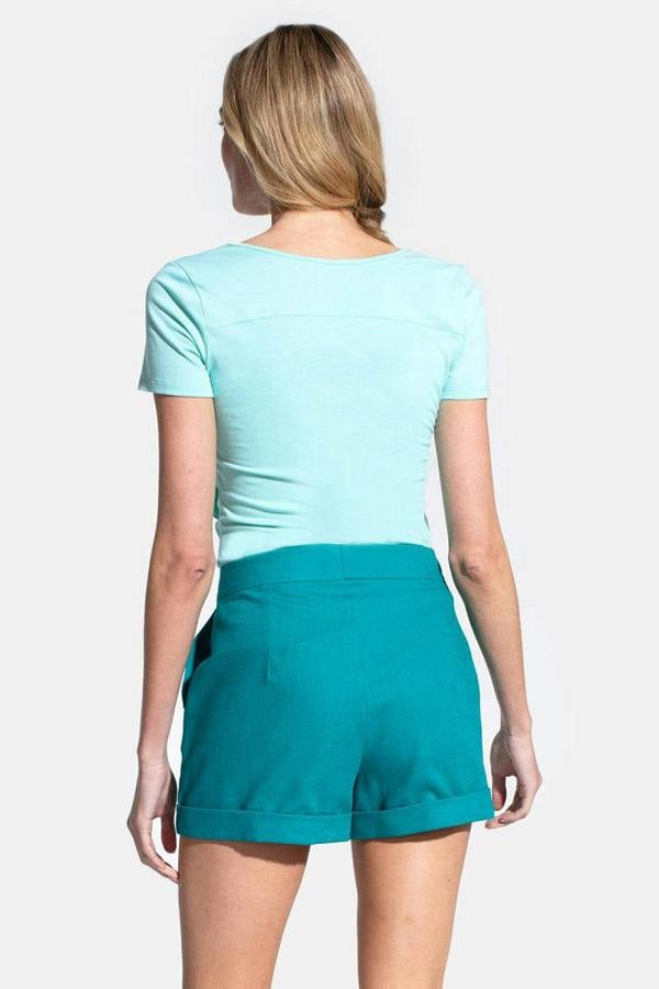HotSquash Short Sleeved Waterfall Top