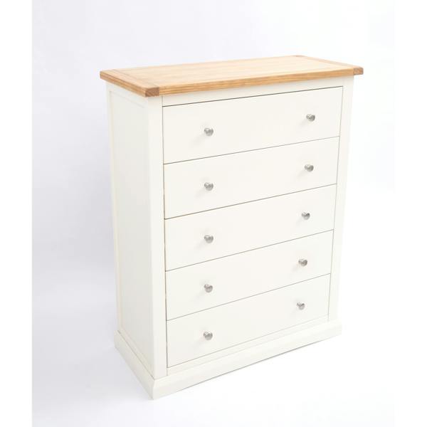 Cabinet Bits Castelli 5 Drawer Chest of Drawers Chrome Knob