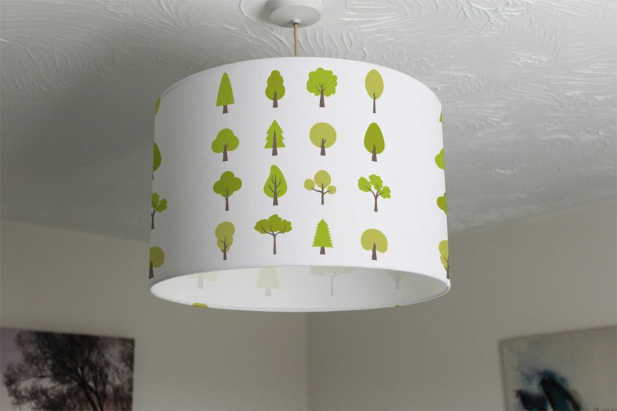 Benjamin Tate Design Tree Illustrations (Ceiling & Lamp Shade)