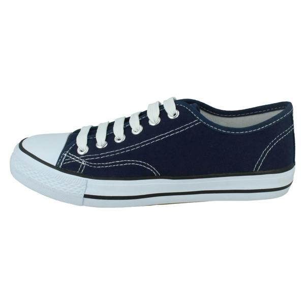 Spot On Ladies Spot On Casual Lace Up Trainers F80543