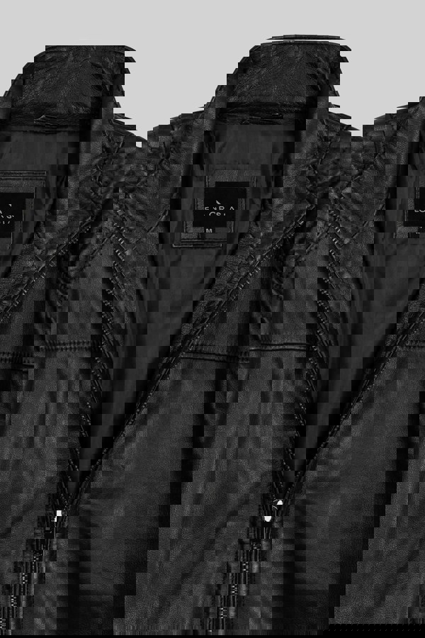 Classic Mens Black Premium Leather Jacket