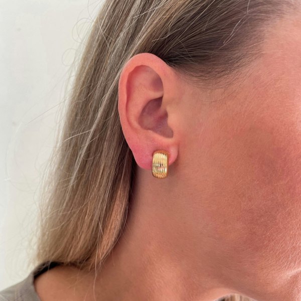 Cachet London Robbin Gold Clip On Earrings
