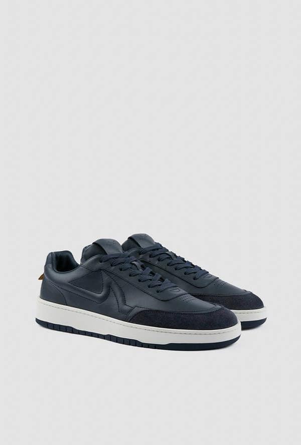 Paul & Shark Club Riviera Leather Sneakers