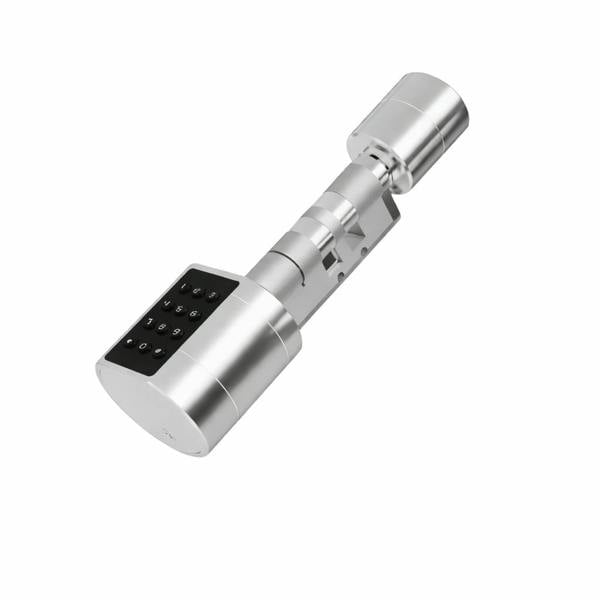Ener-J Smart Adjustable Bluetooth Cylinder Door Lock, Fingerprint, Keypad & App Control, IP55