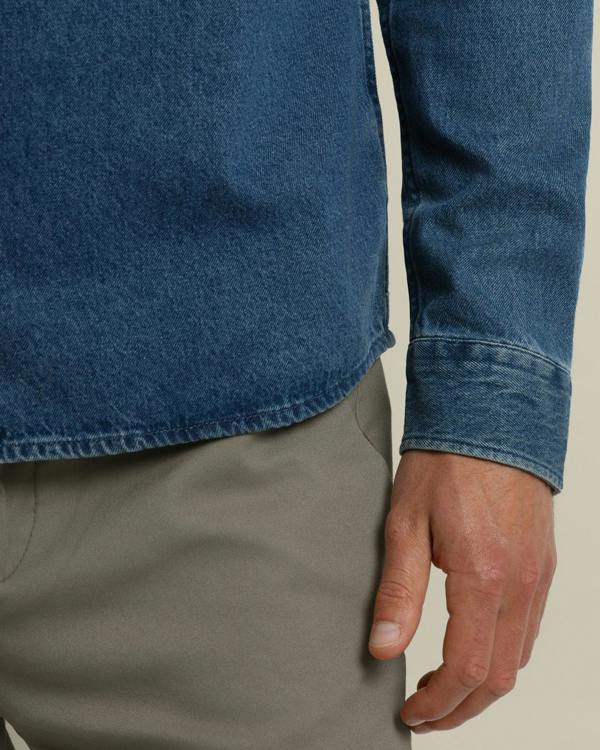 Larsson & Co Freddie - Denim Long Sleeve Shirt