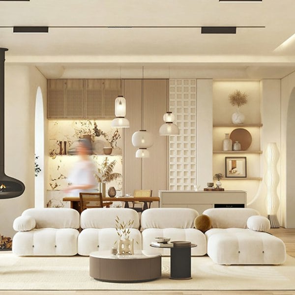 B&B Camaleonda Style Sofa, Two Seater, Three Seater, Three Seater Corner Sofa, Velvet-Rit Concept-Rit Concept