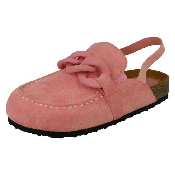 Spot On Girls Spot On Pink Slingback Mules H2649