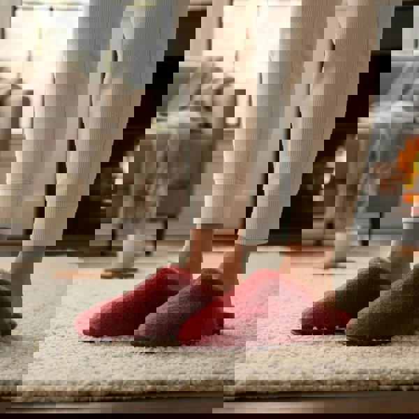 Infinity Leather Aurora - Women's Sheepskin Fluffy Slippers