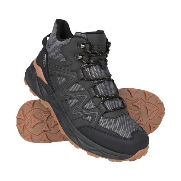 Mountain Warehouse Mens Trail Blazer Waterproof Walking Boots - Black - 