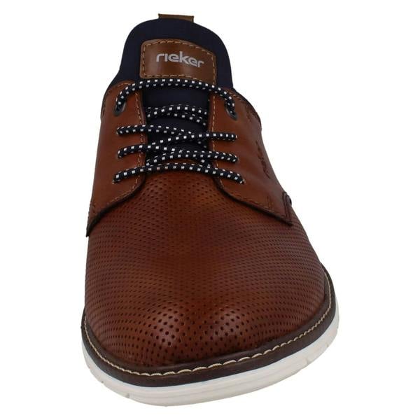 Rieker Mens Rieker Smart Casual Leather Lace Up Shoes 14450