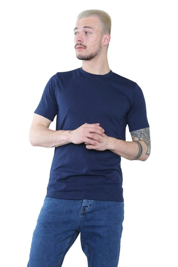 Navy Crew Neck T-Shirt