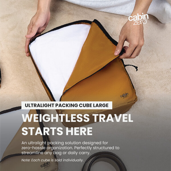 CabinZero Ultralight Packing Cube (Large), Lightweight Rollable Organiser for Bulkier Items