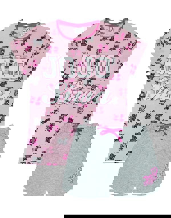 Jojo Siwa Girls Pink Character Short Sleeve Short Leg Pyjama Set