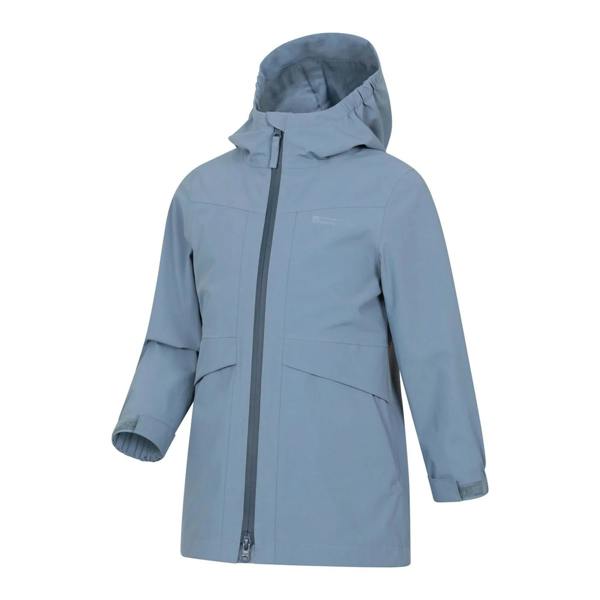 Mountain Warehouse Childrens/Kids April Waterproof Jacket - Blue - 
