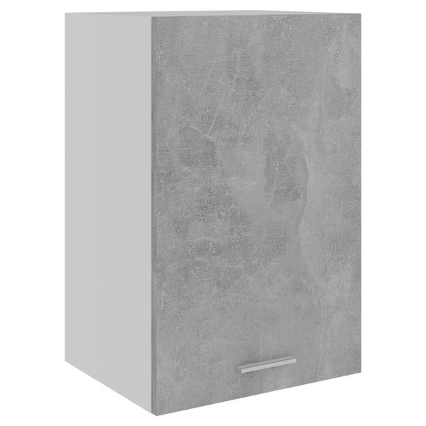 Berkfield Hanging Cabinet Concrete Grey 39.5x31x60 cm Engineered Wood