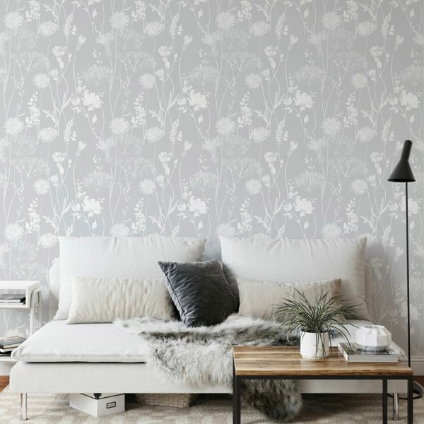 Catherine Lansfield Meadowsweet Floral Wallpaper