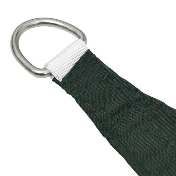 Berkfield Sunshade Sail Oxford Fabric Square 7x7 m Dark Green