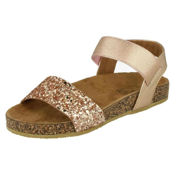 Spot On Girls Spot On Glitter Mules
