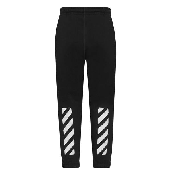 Off-White Childrens/Kids Cotton Arrow Joggers - Black - 