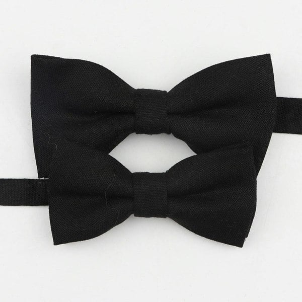 Mr Townsend Suits Mr and Master Linen Bow Tie Sets