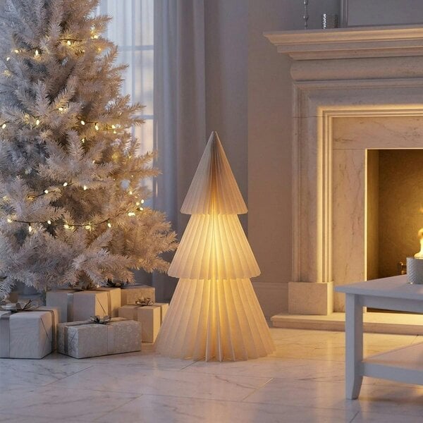 Garden Greatness Light Up Christmas Tree Paper Decoration