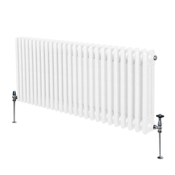 Monstershop Traditional 3 Column Radiator - 600 x 1192mm - White