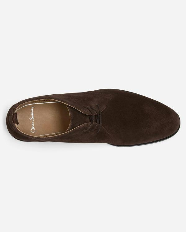 Oliver Sweeney Silverdale Suede Mens Chukka Boots - Chocolate