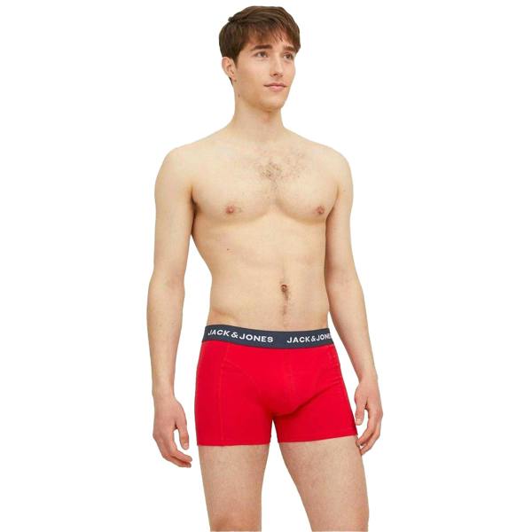 Jack And Jones Mens James Boxer Shorts (Pack of 3) - Multicoloured - 