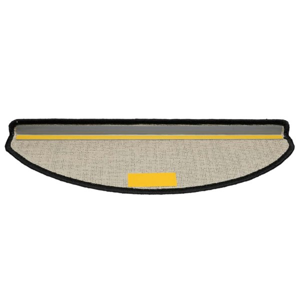 Berkfield Carpet Stair Treads 15 pcs Black 65x21x4 cm