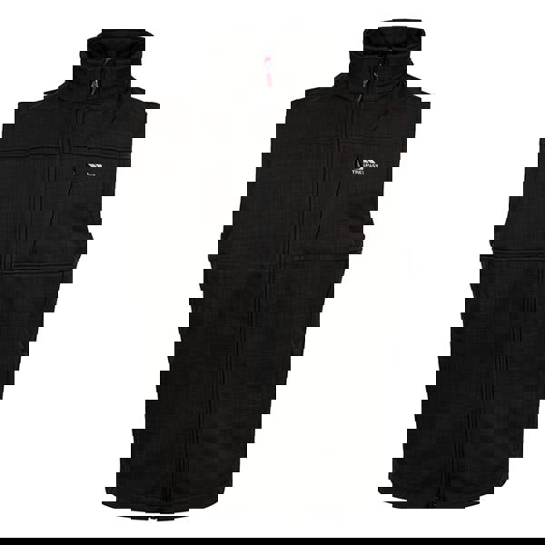 Trespass Mens Baro TP50 Softshell Gilet - Black Marl - 