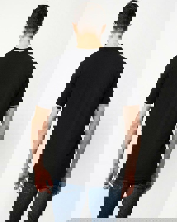 BOSS Green Tee V Mens Stretch Cotton V-Neck T-Shirt - Black 001