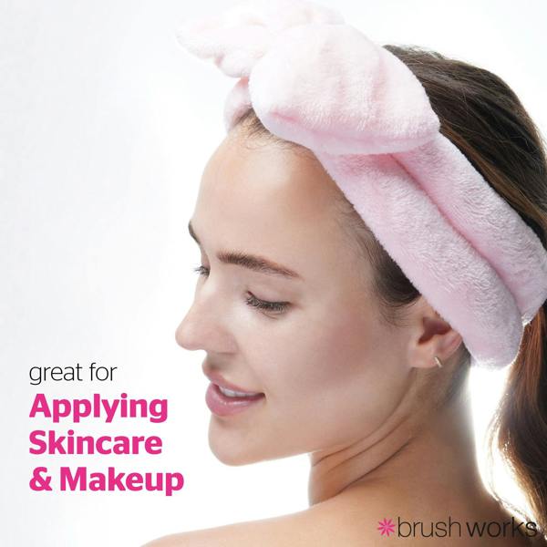 Brushworks Makeup Headband - Pink