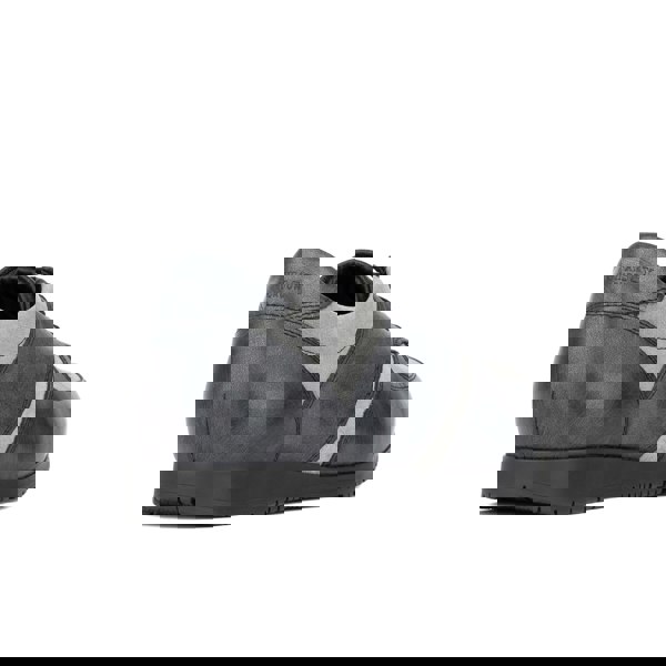 Embassy London San Francisco - Grey & Grey - Men's lace-up leather & suede trainer