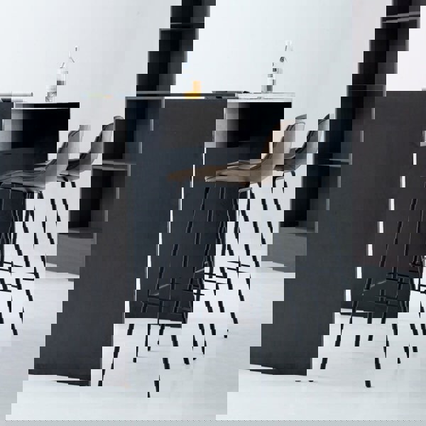 Upton Nordic Bar Stool, Leather-Ritconcept-Rit Concept