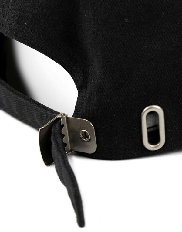 David Bowie Unisex Black Logo Adjustable Curved Peak Cap (One Size)