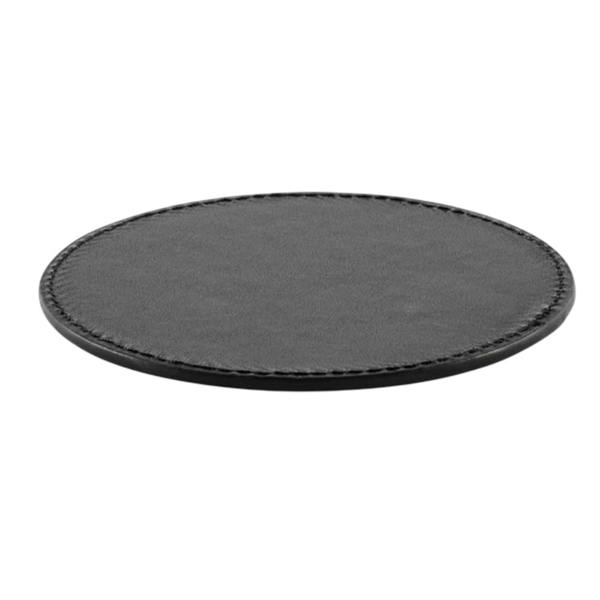 MidOcean Posa PU Round Coaster - Black - 