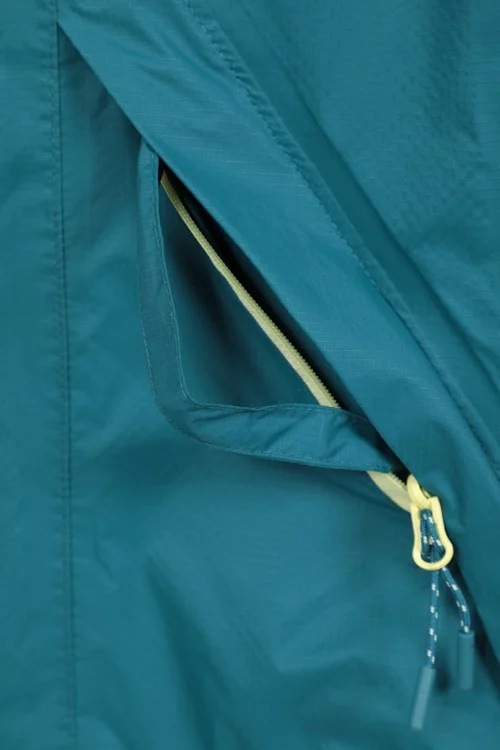 Mountain Warehouse Womens/Ladies Swerve Packaway Waterproof Jacket - Teal